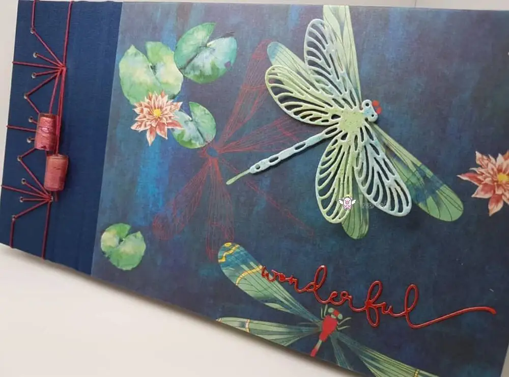 Piggy Craft metal cutting dies cut die mold New Dragonfly Scrapbook paper craft knife mould blade punch stencils dies