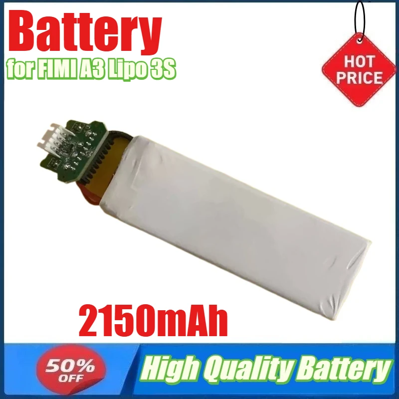 

2150mAh Battery for FIMI A3 Lipo 3S Replacement DIY Drone Assembling Lithium Battery
