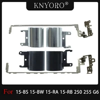 Nuevas bisagras LCD para portátil HP 15-BS 15-BW 15-RA 15-RB 250 G6 255 G6 bisagras cubierta de bisagra de repuesto cubierta negra plateada
