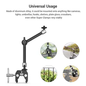 Smallrig for monitor, adjustable friction power, articulating magic arm, 1/4 10 Main Sales Articulated Support for TV - №1