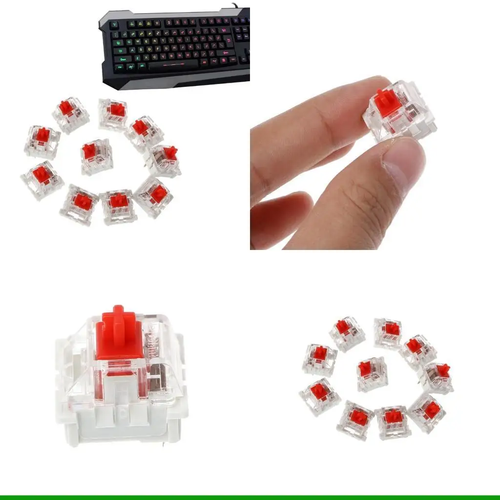 

Линейные переключатели U55C MX Red Switch для механической клавиатуры Cherry MX Clone