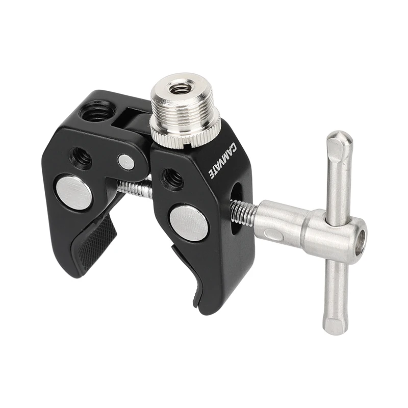 Hdrig Super Crab Clamp mit 5/8 "-27 Gewinde adapter für Mikrofone (2er Pack)