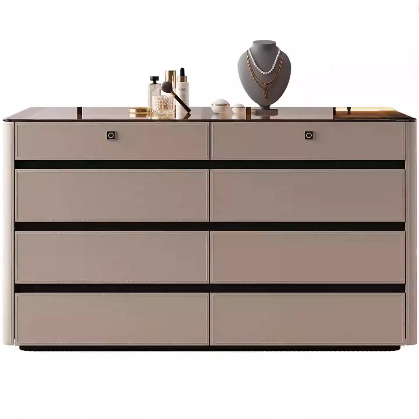 az Light Luxury Solid Wood Floor Jewelry Cabinet for Bedroom, Modern Minimalist Walk-in Closet Island Storage Cabinet@
