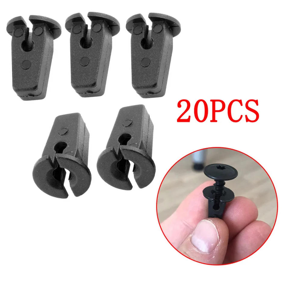 

20pcs Car Bumpers Panels Clips Car Nuts Grommets Car Wheel Arches Clips For Volkswagen Golf Touran Auto Interior Accessories