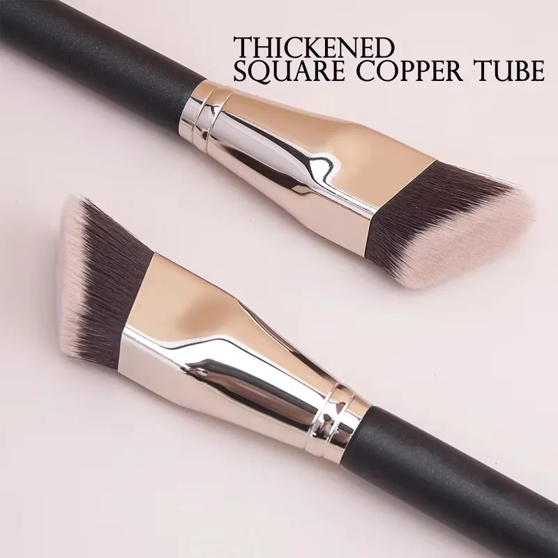 171S Angled Liquid Powder Contour Makeup Brushes Cream Blush Liquid Foundation Blending Brush Angled Foundation Beauty Tools