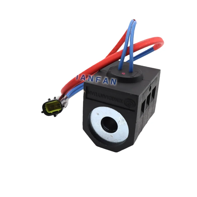 Excavator parts Doosan Daewoo DH55 60 80 150 220 225 300-5-7 pilot solenoid valve coil high quality