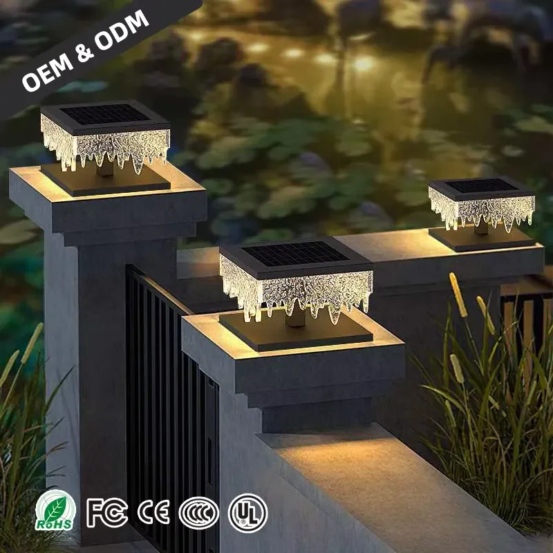 

LED Lawn Column Head Light Outdoor New IP65 Waterproof Villa Garden Gate Pillar Courtyard Landscape Lighting