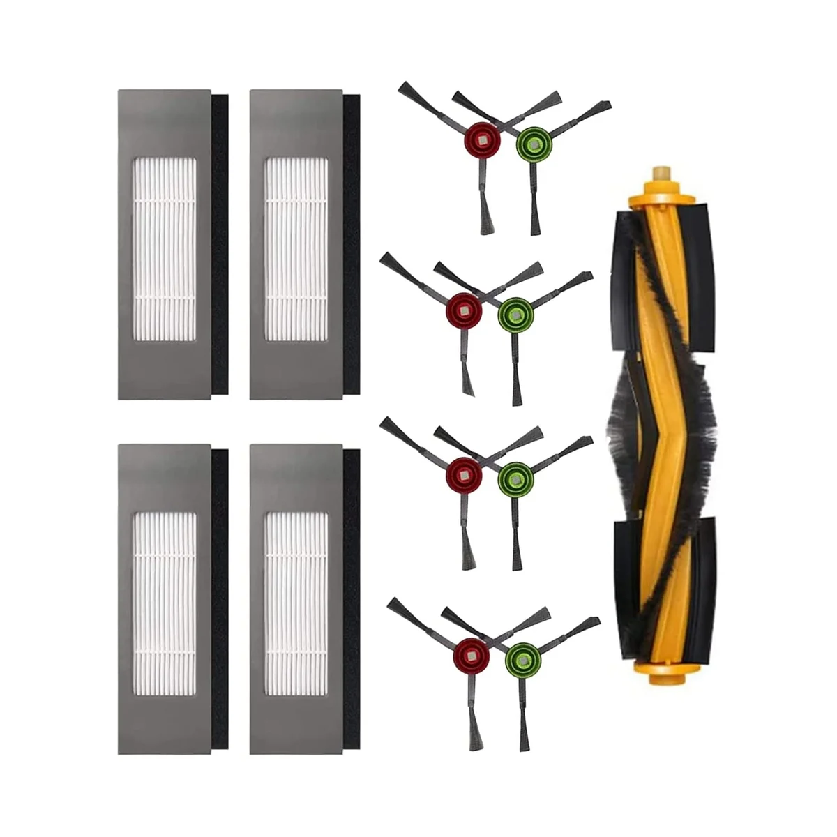 Zubehör für Deebot Ozmo 950/920/N8/T8/T8+/T8 +/T9/T5 Staubsauger Hauptbürste, Filter, Seitenbürsten