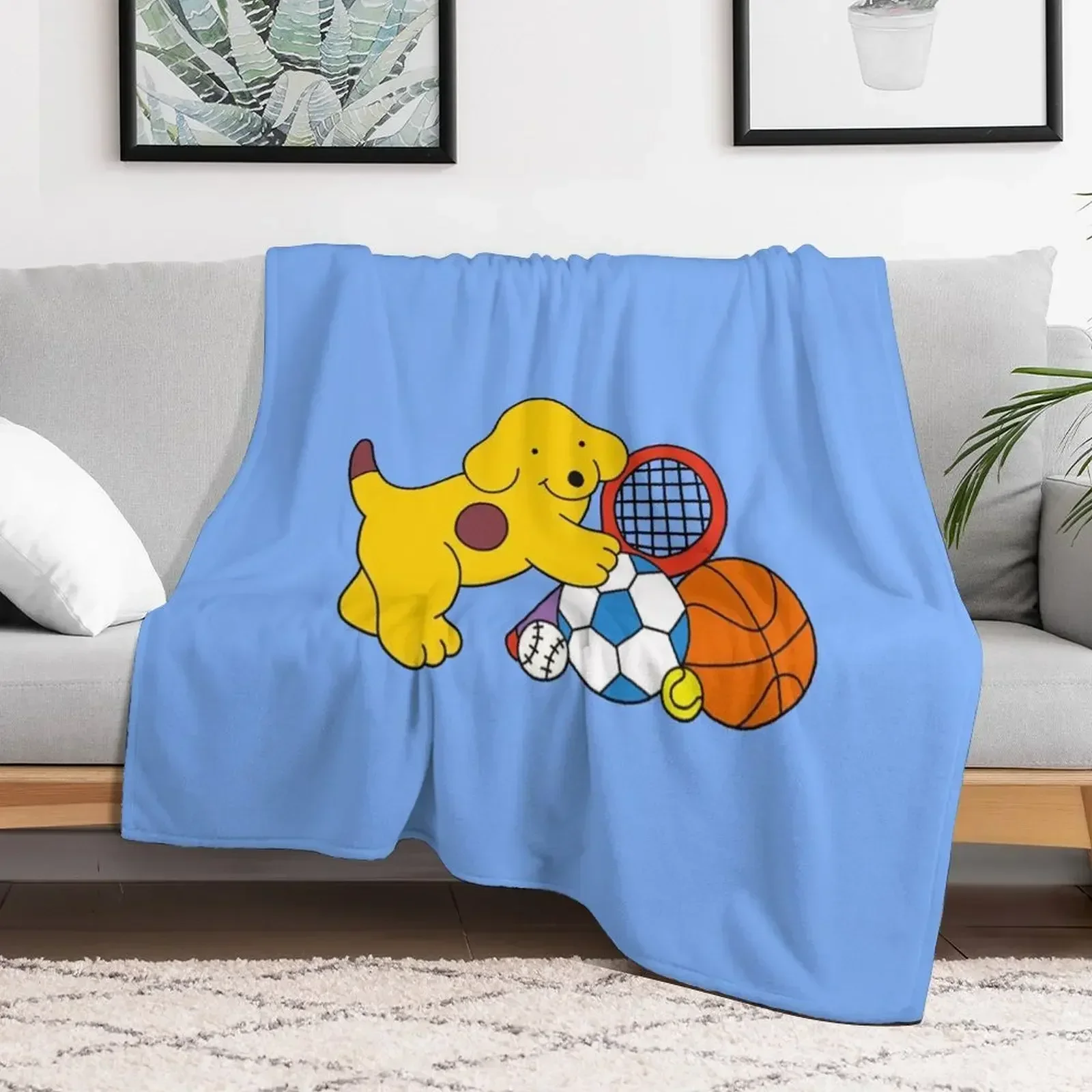 

Spot the dog Throw Blanket Sofa Quilt Summer Blankets For Sofa Thin Multi-Purpose blankets and throws Blankets