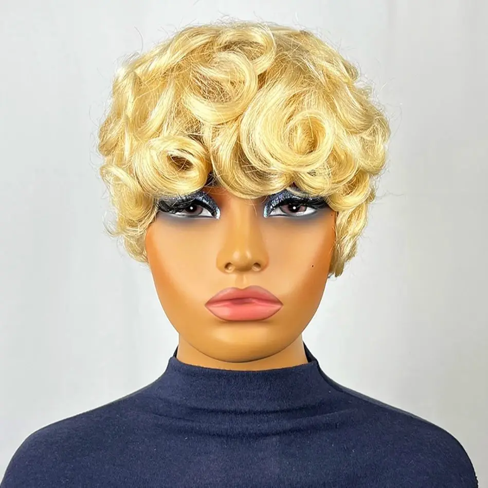Blonde Wigs Human H… - image