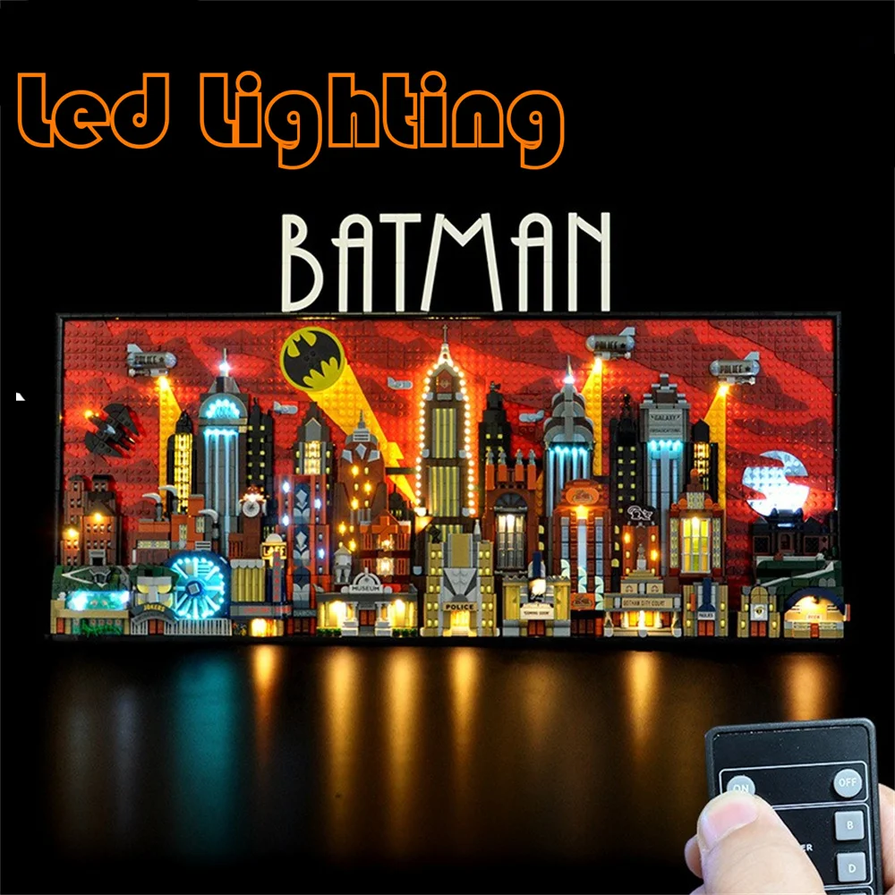 Lighting Set For 76271 Super Heroes The Animated Series Gotham City Not Include Building Block (Only Led Light Kit)