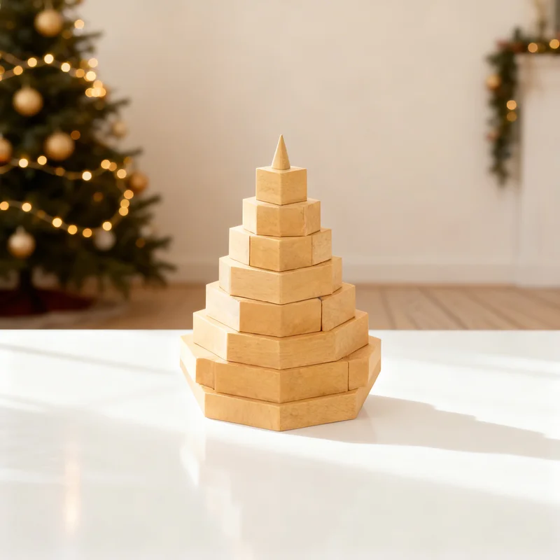 2720pcs MOC Gold Christmas Tree 8 Leveled System Model Building Blocks Toy Construction Christmas Gifts Kids Brick Education