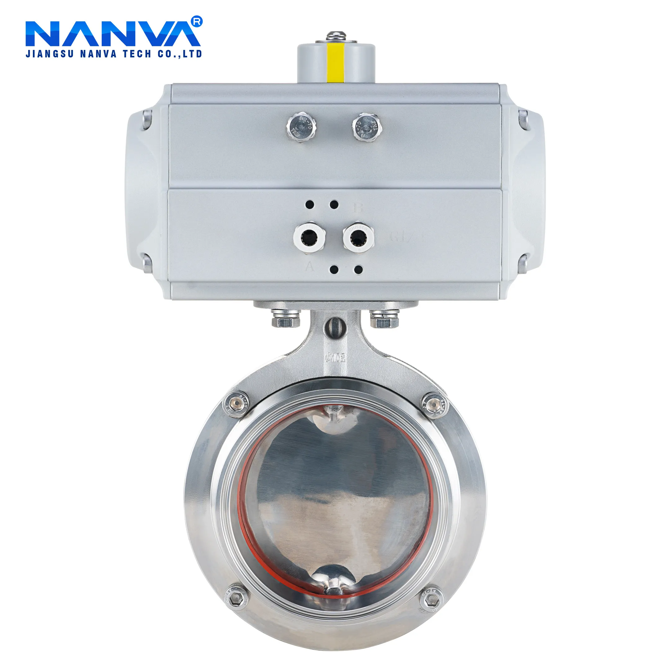 Dynamic Sanitary Clamp Butterfly Valve D681X-10P Stainless Steel