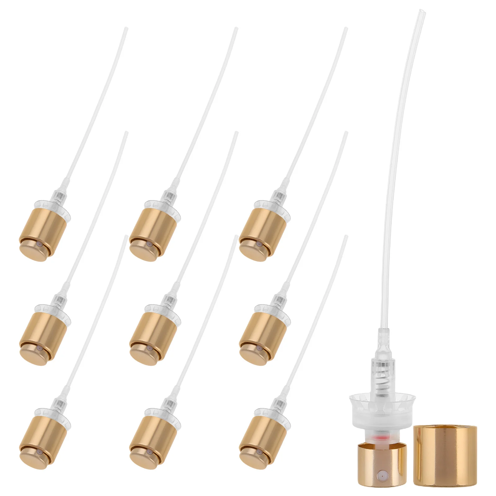 10 stuks parfumspuitkop Veelzijdige pasvorm Grote randclip DIY-geurprojecten Mini-sproeikop