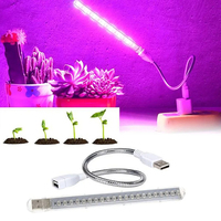 LED Grow Light Full Spectrum Plant Lamp with Flexible Hose Indoor Greenhouse Phyto USB Lamp Flower Seedling Hydroponic Light 5V