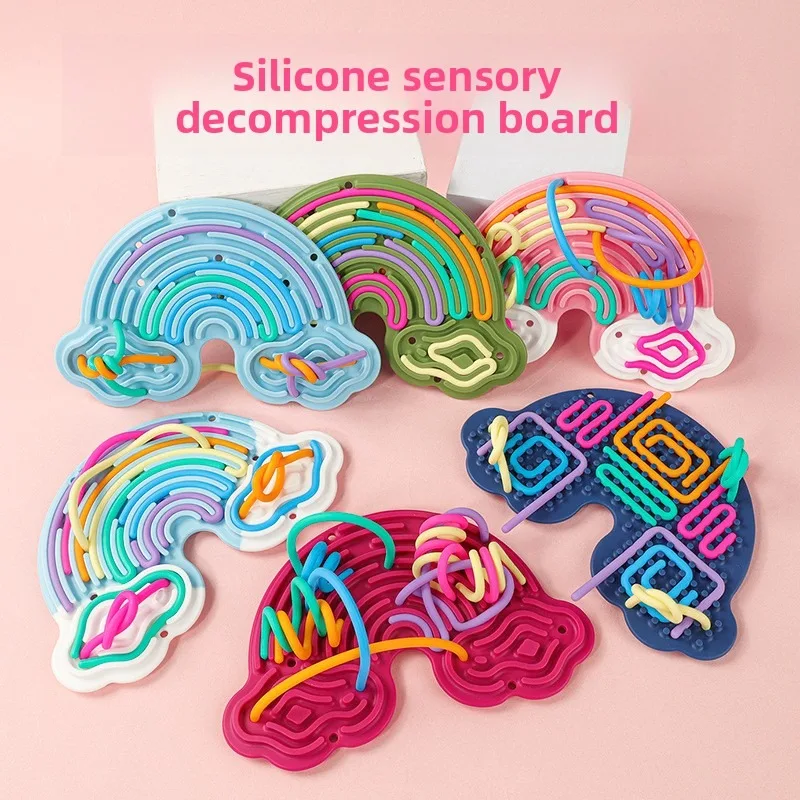 

Радужная декомпрессионная пластина Космическая сенсорная декомпрессионная пластина с поворотом-головоломкой