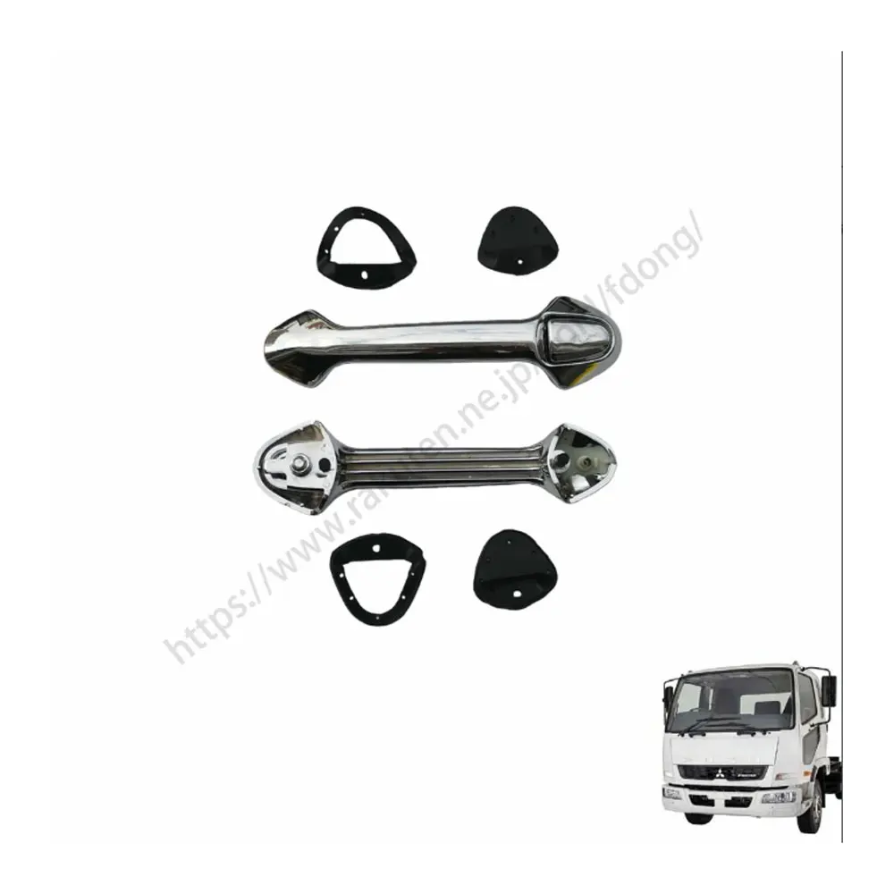 FDONG 1 Set 2 Pcs Chrome door handle MC924032 MC924029 for MITSUBISHI FUSO FM152 4FM65F FN2524 FN2527 2008-ON