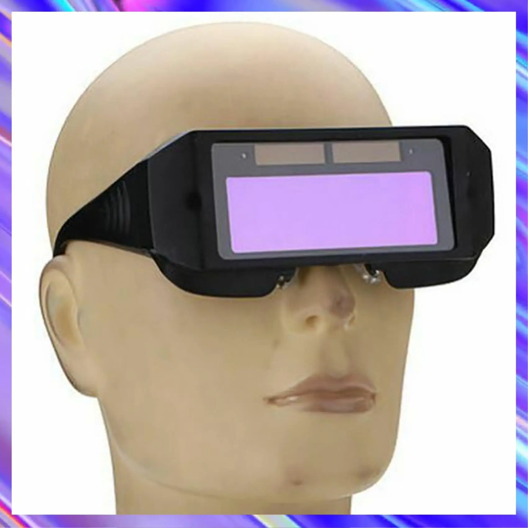 

A24U 2X Auto Darkening Welding Helmet Durable Automatic Light Change Anti-Glare Eyes Shied Goggle Glasses Masks Autos Shades