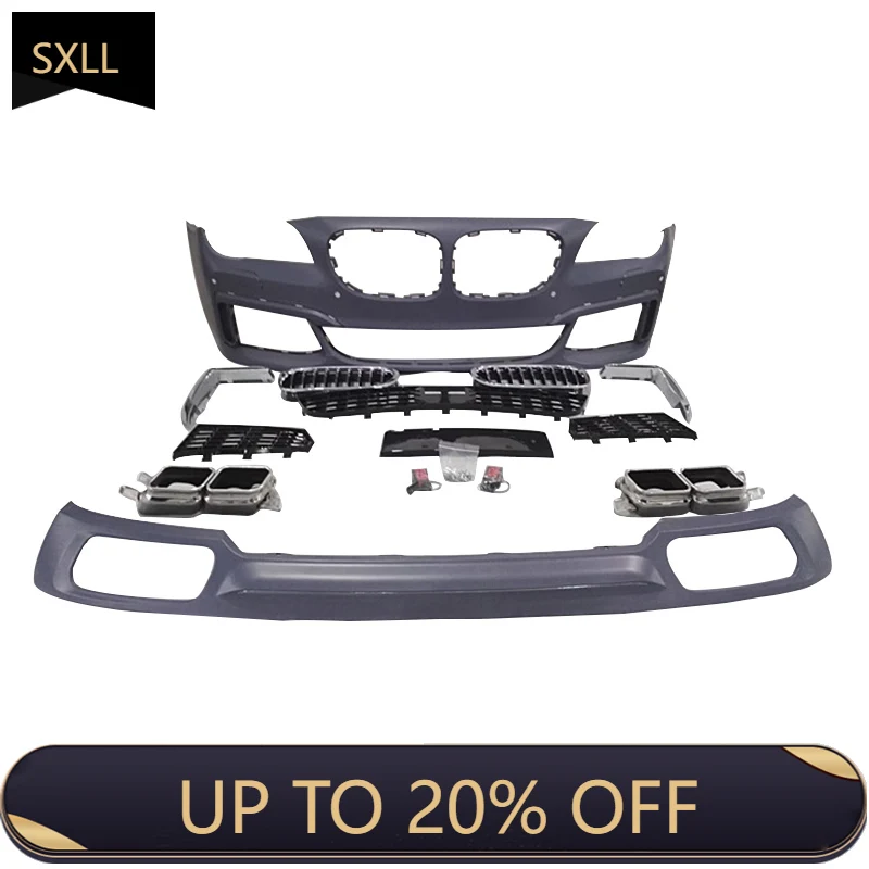 SXLL  Body kit F01 F02 2008-2015 front bumper rear diffuser M760 style