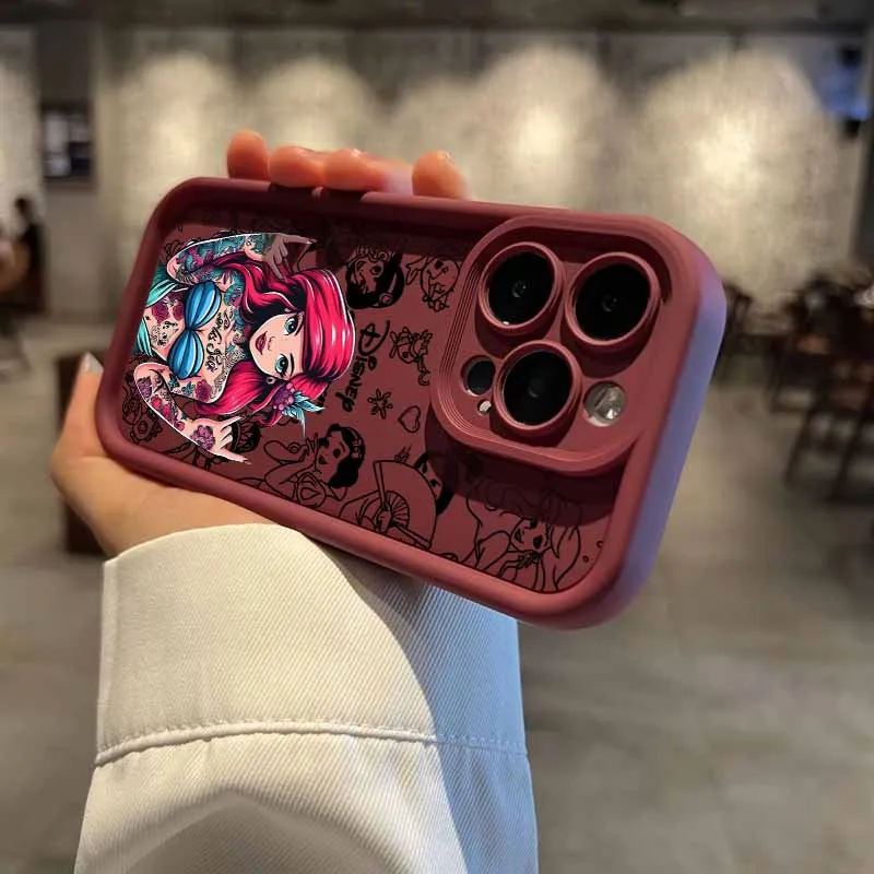 Disney Tattoo Ariel Princess For OPPO A5X 79 83 3X 60 15 57 98 94 92S 92 91 78 76 74 72 58 55 54 38 17 Eyes Ladder Phone Case