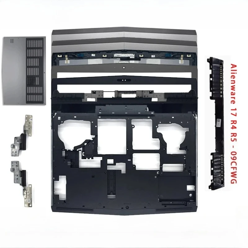 Original suitable for  Alienware 17 R4 R5 P31E laptop LCD back cover, screen frame, palm rest, hinge bottom cover air outlet
