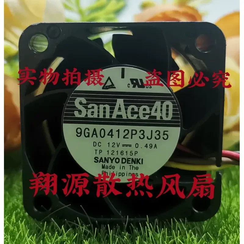 

for 9GA0412P3J35 Sanyo 4028 12V 0.49A 4CM/cm High Performance Server Cooling Fan