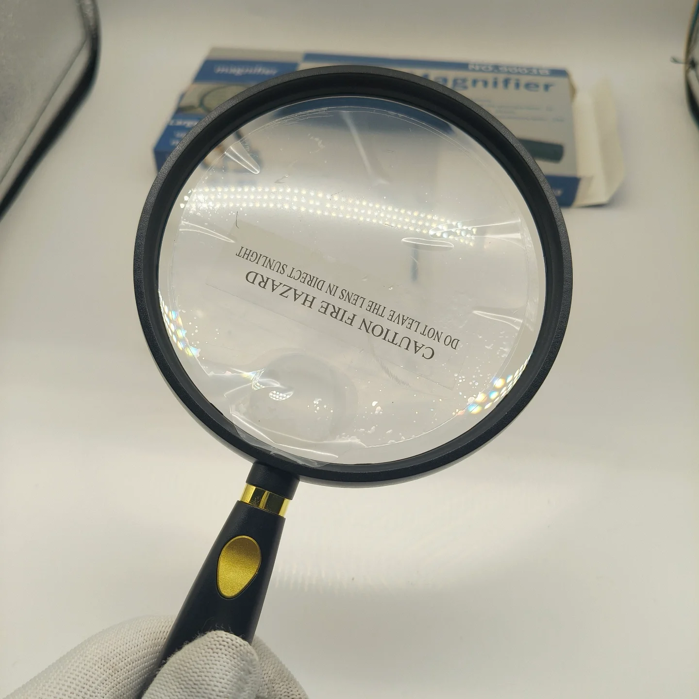 Large Handheld Magnifying Glass 75mm 90mm 110mm 130mm Reading Magnifier for Seniors Elderly Kids Books Science Exploration