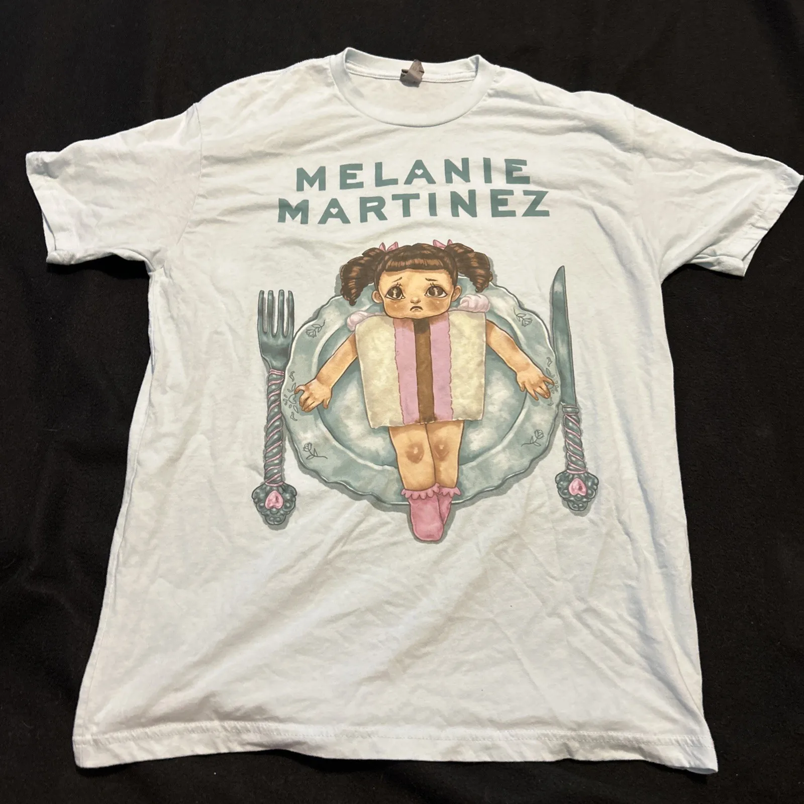 Melanie Martinez Shirt LARGE Blue Next Level T-Shirt