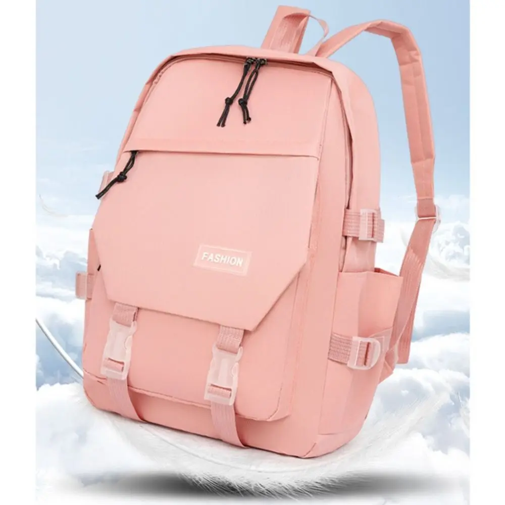 Высококачественный нейлоновый школьный рюкзак, однотонный рюкзак для облегчения нагрузки, водонепроницаемый рюкзак большой емкости, школьный офис