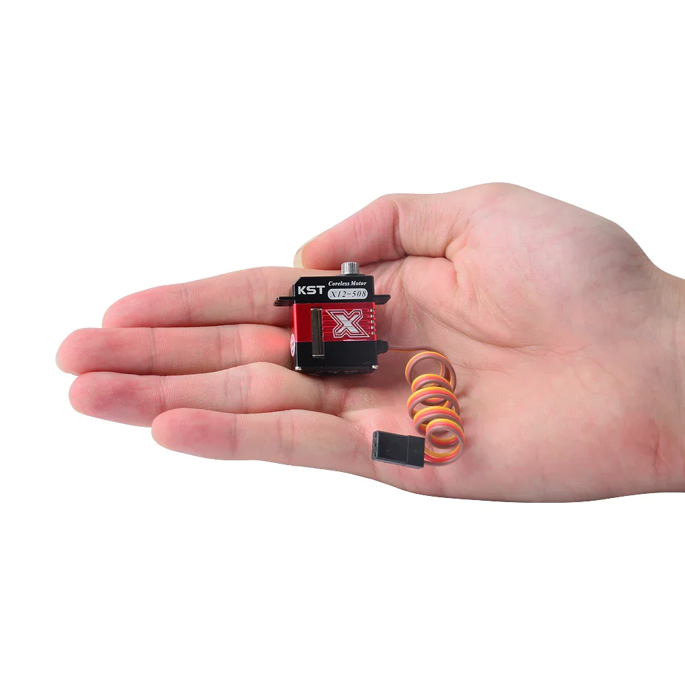 KST X12-508 6.2Kgf.cm 0.07sec Metal Gear HV Micro Digital Servo for RC Helicopters