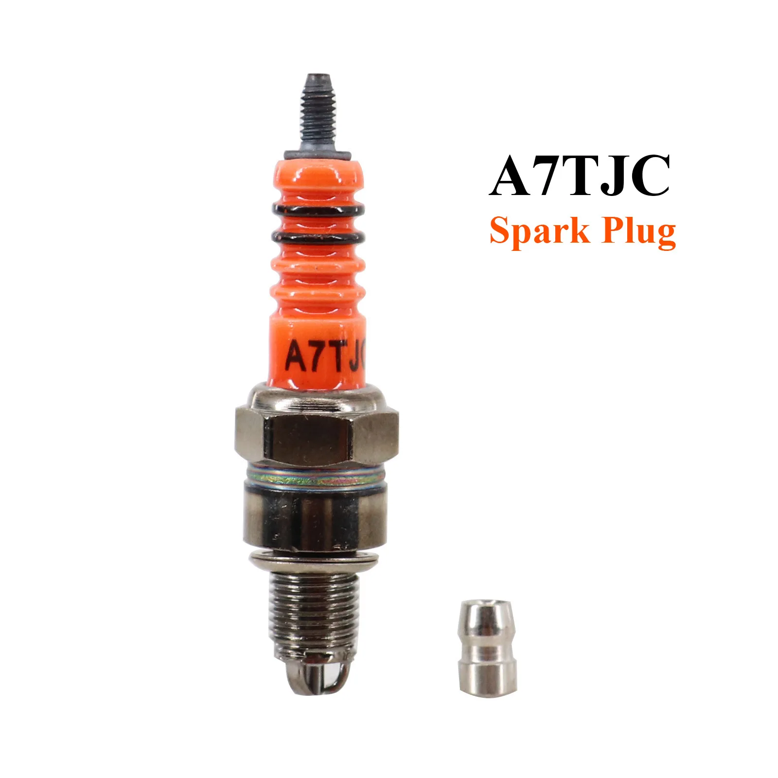 1PC A7TJC Spark Plug 3 Electrode For GY6 50cc 125cc 150cc 200cc Engine Motor Dirt Bike Moped Scooter ATV Go Kart