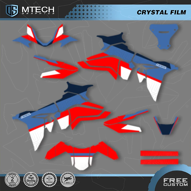 

DSMTECH Custom Motorcycle Graphics Decals Stickers KitsFor HONDA 2020 2021 2022 AFRICA TWIN CRF 1100L -4