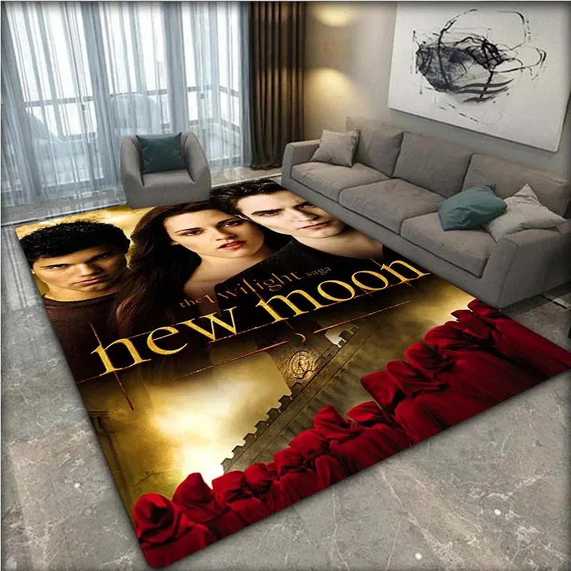 Twilight Print Rugs Living Room Carpet Non-slip Bedroom Rug Bathroom Doormat Gift Play Mat Rug Area Rug Bedroom Decor Yoga Mat