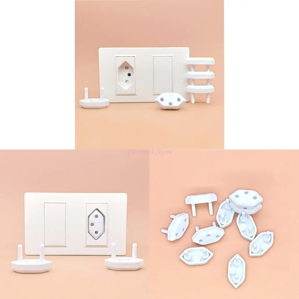 

Y1UB 10PCS/SET SET BABY SACEEARBEBER PLUCK Крышка электрические защитники гнезда для устойчивости к ребенку