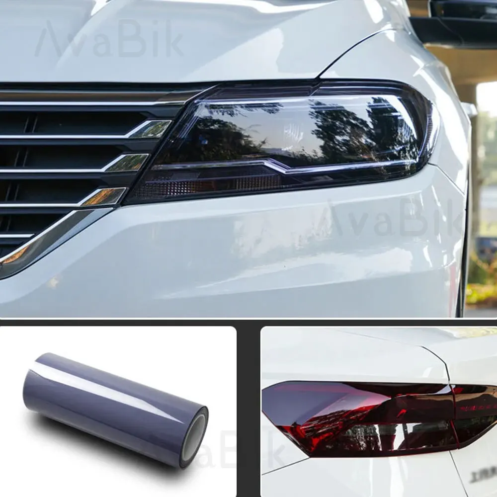 

PPF Car Front Headlamp Film TPU Light Grey Protective Film Exterior Headlight Strips Car Tail light Fog lamp Protective Sticker