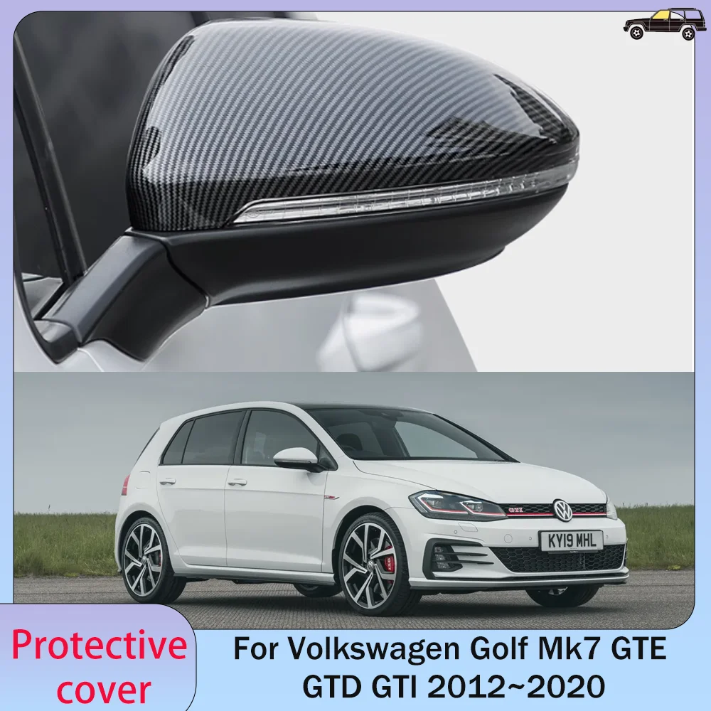 Couvercle de protection Anti-Collision pour rétroviseur de voiture, pour Volkswagen VW Golf Mk7 GTE GTD GTI 2012 ~ 2020 2013 2014 2015 2016 2017 2018 2019