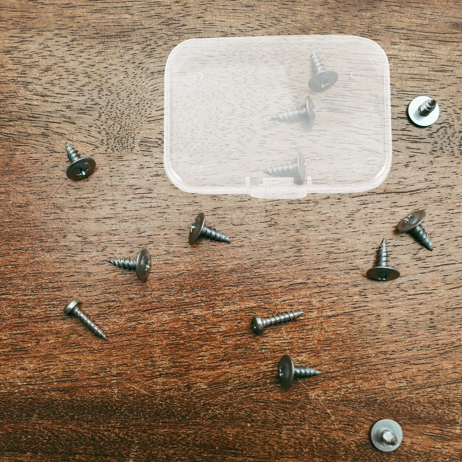 

9 Pcs Storage Box Tiny Containers Lids Bin Plastic PP Organizing Mini Small Boxes Clear Lid Durable Break Resistant Craft Metal