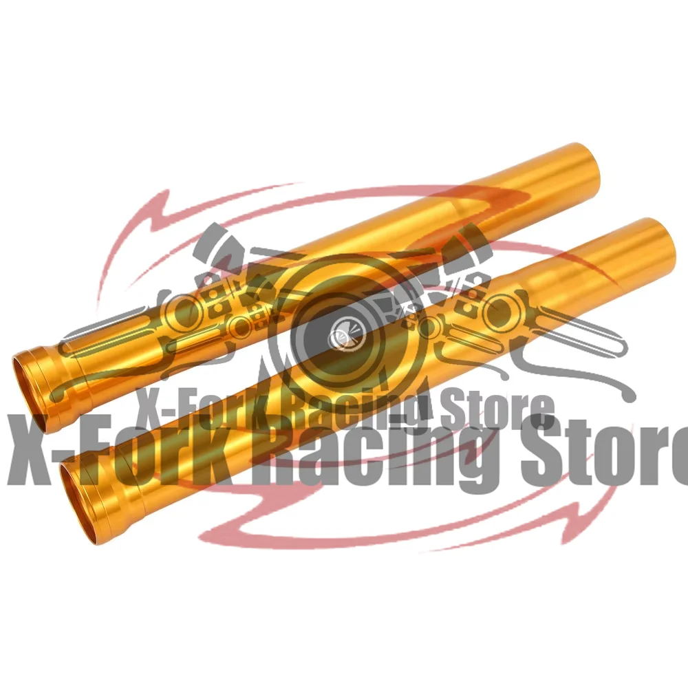 Gold Front Fork Outer Tubes Pipe 487mm For Suzuki GSXR1000 GSX-R1000 2007 2008 Shock Absorber Fork Suspension Leg Bars