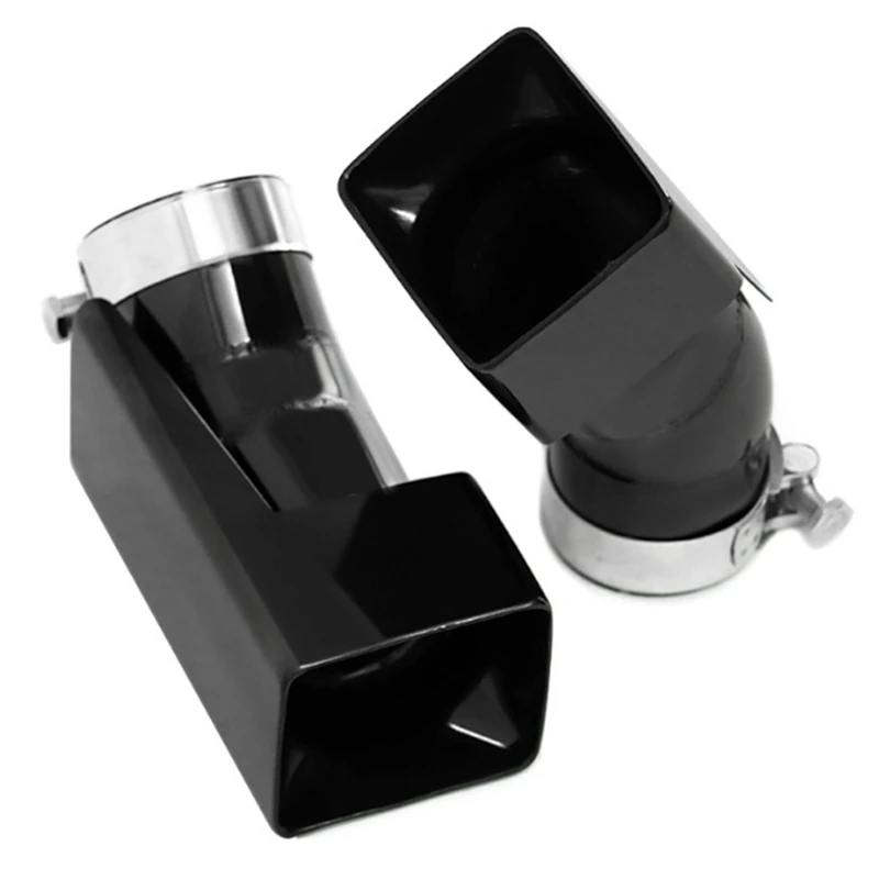 Car Exhaust Tip Tailpipe Stainless Steel Square Muffler Tip For Land Rover Defender 90 110 L663 Diesel Version