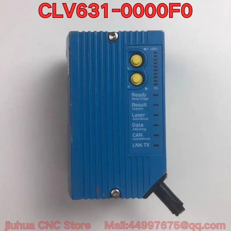The second-hand disconnected CLV631-0000F0 barcode scanner has passed the functional test.