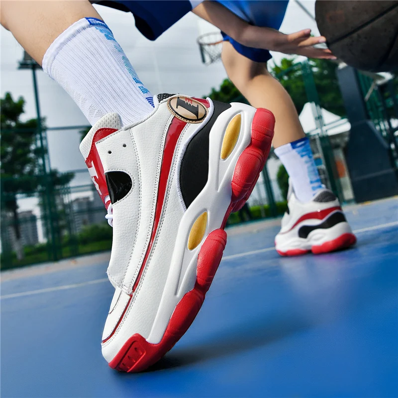 Super Star Fashion Men's Basketball Sneakers Unisex Professional Basketball Shoes Man Trainers Breathable Bounce Sport Shoes Men