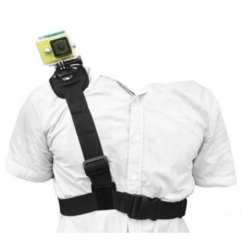 

Universal Single Shoulder Strap Mount Chest Harness Belt Travel for Go Pro Yi Action Camera Accessories
