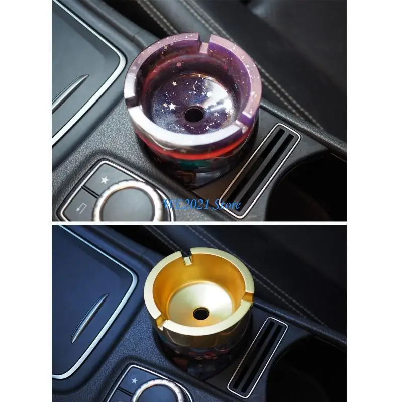 قوالب كوستر منفضة سجائر من السيليكون G5GC مع 3 فتحات لديكور حامل مؤخرة السجائر