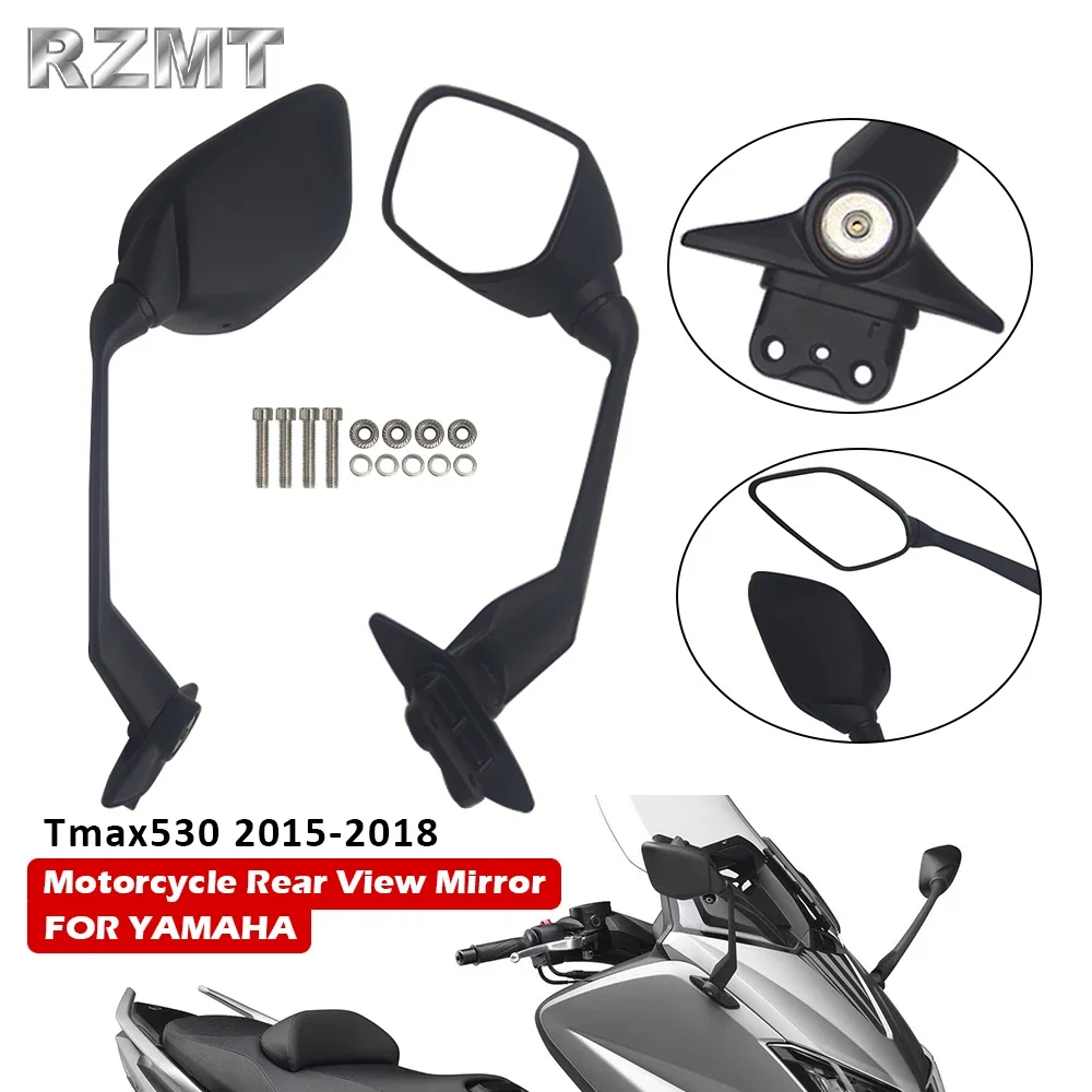 

For yamaha TMAX 530 T-MAX 530 TMAX530 T MAX530 2015 - 2018 2017 Motorcycle Accessories Mirrors Rearview View Mirror Side Mirror