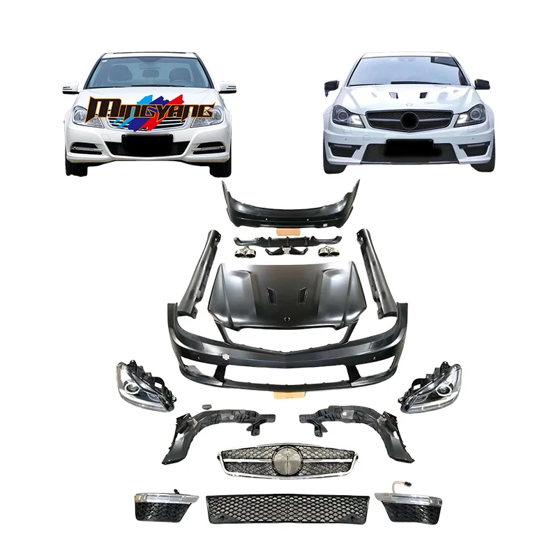 

Modification Factory Price C63 Design Car Bumper Hood Bodykit 2011-2014 for Mercedes Benz C Class W204 Body Kit