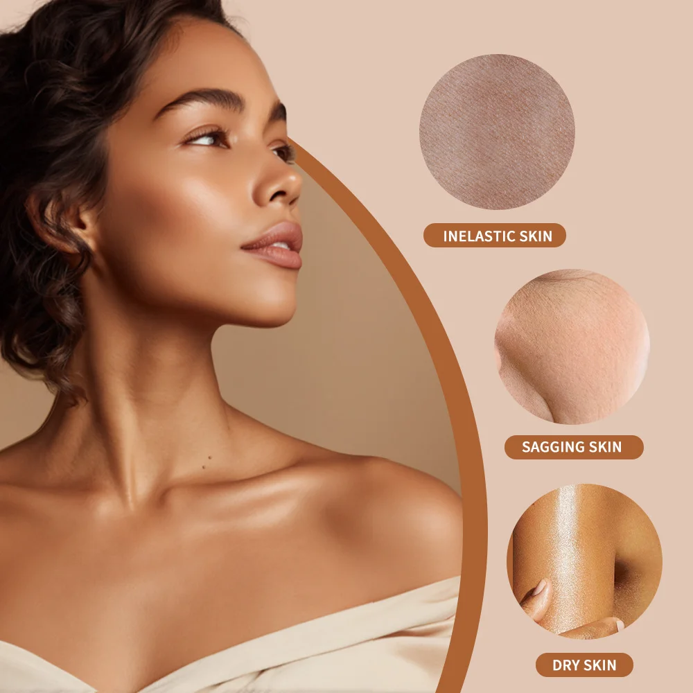 جل زيت الجسم بالكاكاو ترطيب الترطيب للعناية بالبشرة الجافة علاج الزبدة المتوهجة المشعة العناية بالجسم العناية بالبشرة