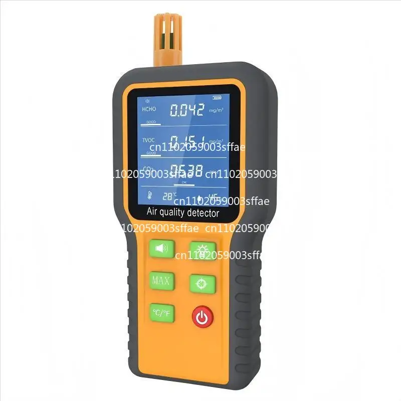 Air Quality Detector Carbon Dioxide Tester Tvoc Hcho Temperature Humidity Detection