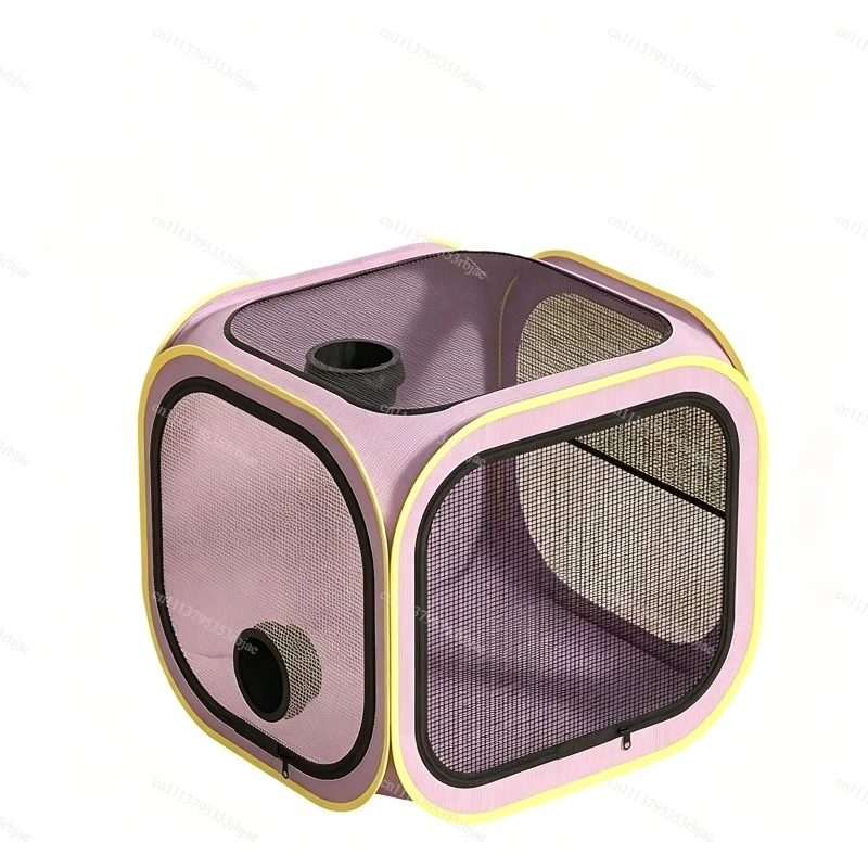 Pet Drying Box Portable Dog Cat Dryer Bag Home Use Grooming Blower No Flying Hair for Bathing Drying