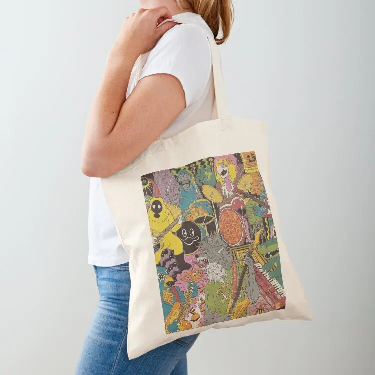 

King Gizzard And The Lizard Wizard Gang Tote Bag Beach bag Fabric bag ecological bags Women's handbag