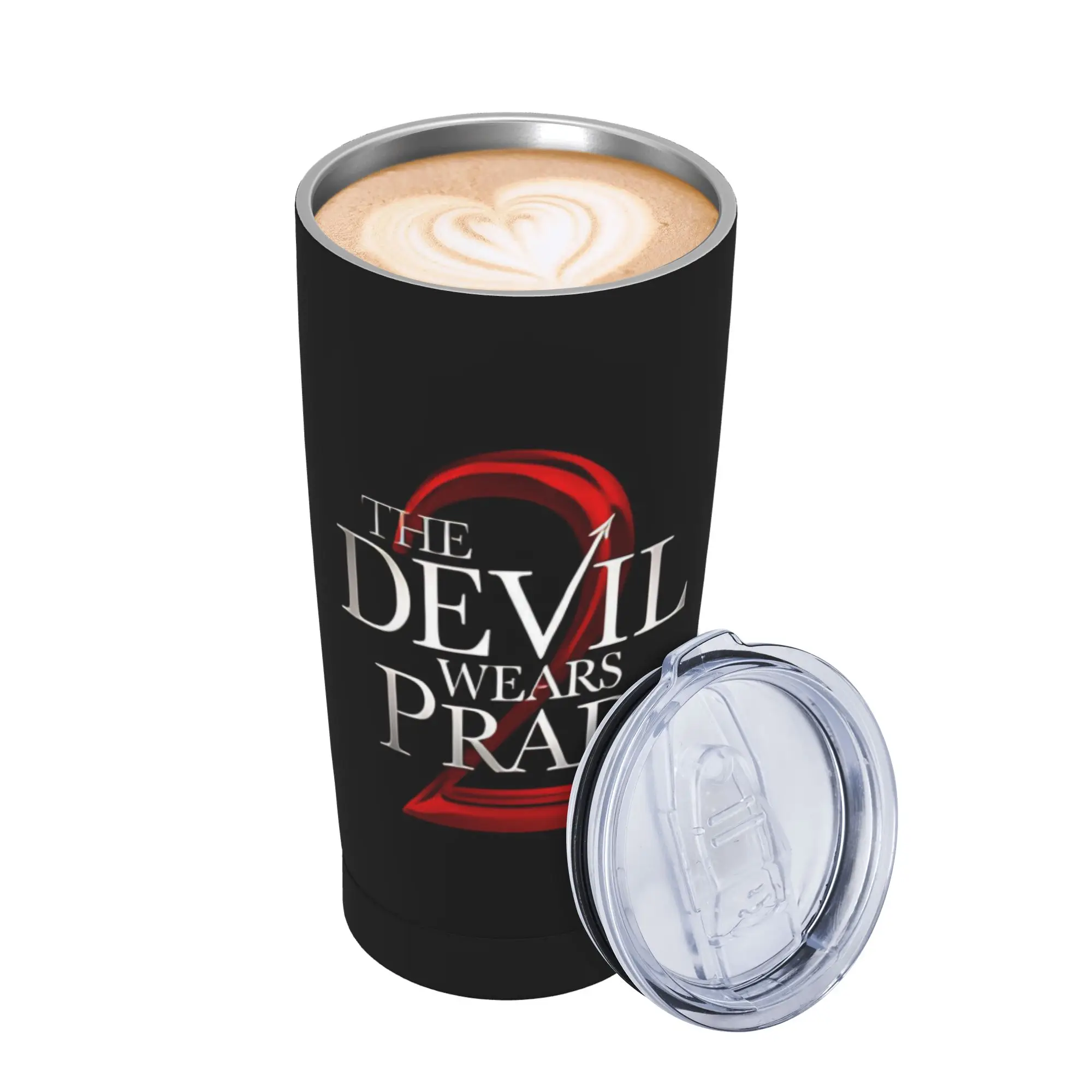 The Devil Wears Pradas 2 Moive Insulated Tumbler with Lid  Vacuum Thermal Mug Office Home Car Bottle Cup 20oz